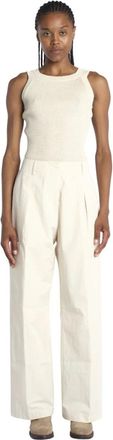 Le 17 Septembre Broeken, Dames, Wit, M, Pantaloni con tasconi
