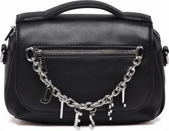 Diesel Logos Mini Messenger - unisex - Schoudertassen - Zwart - ONE Size - Tassen