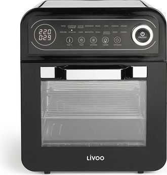 Livoo Horno De Aire Caliente 12l 1600w Negro - Doc255 Livoo