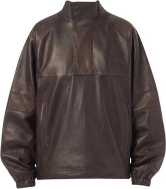 Iceberg Chaqueta de Cuero - Jackets - Mujer - Marr&oacute;n - 2XS