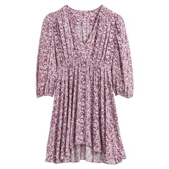 La Redoute Collections Korte jurk, wijduitlopend, lange mouwen