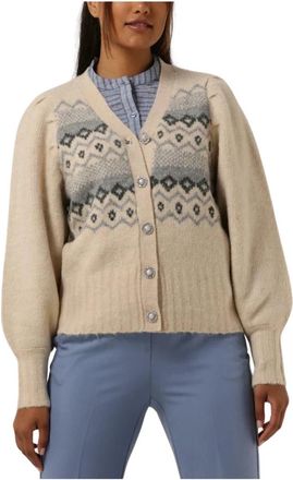 Lollys Laundry Laura Cardigan - Dames - Vesten - Veelkleurig - L - Wol - Truien & Vesten