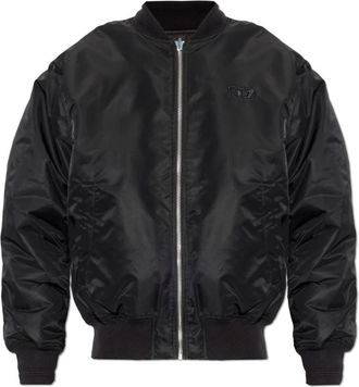 Diesel W-Type-D1 Gewatteerde Jas - Heren - Bomber jackets - Zwart - M - Jassen