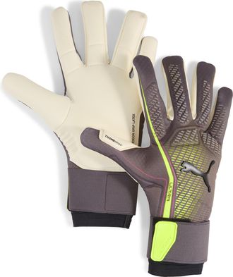 Puma Unisex ULTRA ULTIMATE Hybrid Goalkeeper Gloves - Brown - Size 10.5 (Gloves)