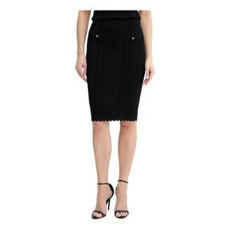 Fracomina Dames, Rokken, Zwart, Maat: XL Viscose