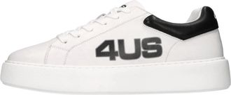 Cesare Paciotti 1228-2 Sneakers - Heren - Sneakers - Wit - 43 EU - Leer - Schoenen