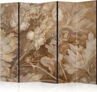 Artgeist Biombo Artgeist Madera Marr&oacute;n 225x172 Cm Motivo Floral