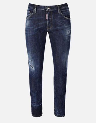 Dsquared2 Mens Dsquared2 Canadian Quality Distressed Jeans in Blue - Size: 38/32