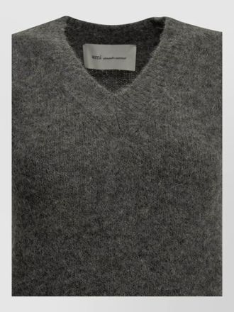 Ami ribbed logo vest