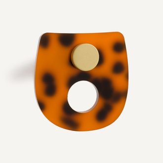 AM.PM Set van 3 kapstokken in gekleurd acetaat, Paula