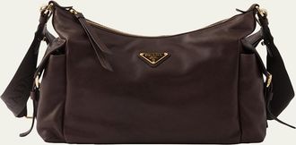 Prada Soft Nappa Leather Shoulder Bag