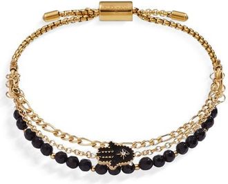 Alex and Ani Hamsa Stranded Bracelet Set in Gold at Nordstrom, Size Small