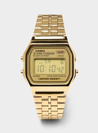 Casio Mens Gold vintage digital watch