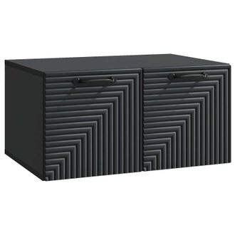 vidaXL Mueble Para Tv De Pared Negro 59,5 X 41 X 30 Cm Vidaxl
