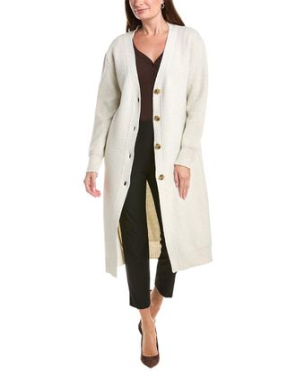 Oscar De La Renta Wool Long Cardigan