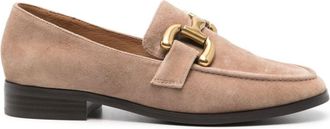 Bibi Lou Zagreb suede loafers - women - Suede - 39 - Neutrals