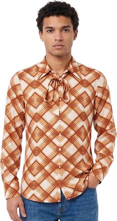Dsquared2 Multicolor Slim Geometric Shirt