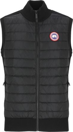 Canada Goose Black Hybridge Knit Padded Vest