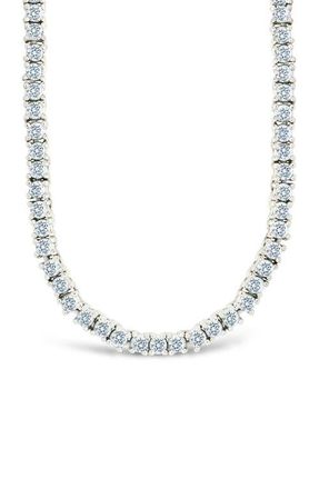 Sterling Forever Mirabell Slide Tennis Necklace in Silver at Nordstrom