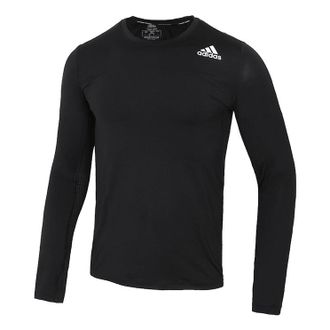 adidas TF Turf Ls Casual Sports Training Round Neck Long Sleeves Black GM5038