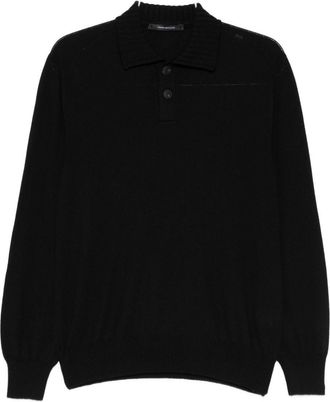 Tagliatore Tagliatore Wool Sweater With Polo Collar