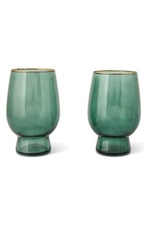 Brooklyn Steel 2-Pack Stemless Wine Glass Set in Green at Nordstrom Rack
