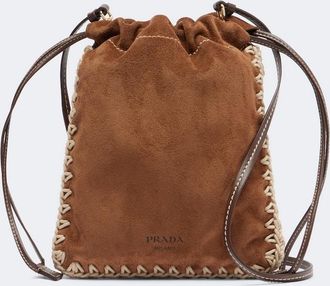 Prada Suede phone pouch