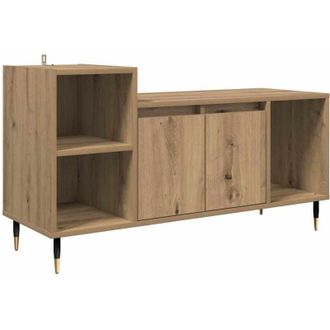 vidaXL Gabinete de TV Roble artesanal 100 x 35 x 55 cm vidaXL