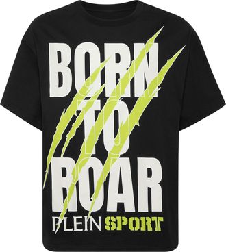Plein Sport T-Shirt Ronde Hals Ss Scratch