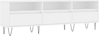 vidaXL Vidaxl - tv Cabinet White 150x30x44.5 cm Engineered Wood