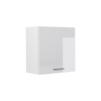 Vicco Armario Colgante R-line, Blanco Alto Brillo, 60 Cm Con 1 Puerta, Vicco