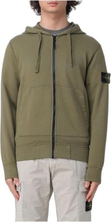 Stone Island Zip-throughs - Heren - Vesten met rits - Groen - XL - Hoodies & sweatvesten