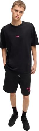 HUGO BOSS Heren Nomario Sweat Shorts (Zwart)