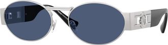 Versace Ve 2264 Zonnebril - Heren - Zonnebrillen - Grijs - 56 MM - Accessoires