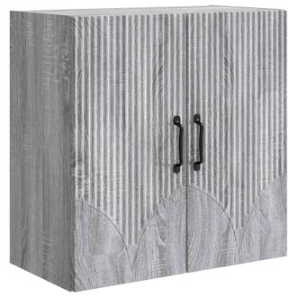 vidaXL Armario De Pared Sonoma Gris 59 X 31 X 60 Cm Vidaxl