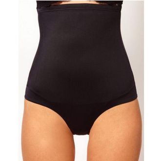 Trade Shop Trade Shop - Culotte Contenitiva Vita Alta Snellente Modellante Effetto Push Up - Negro