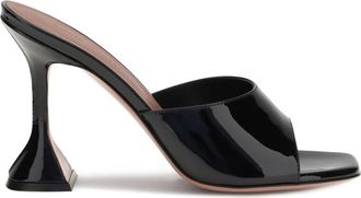 Amina Muaddi Patent-leather Lupita Sandals