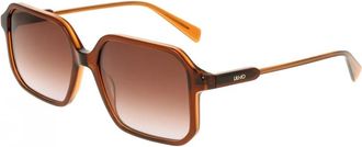 Liu Jo Lj 830S Zonnebril - Dames - Zonnebrillen - Bruin - 57 MM - Accessoires