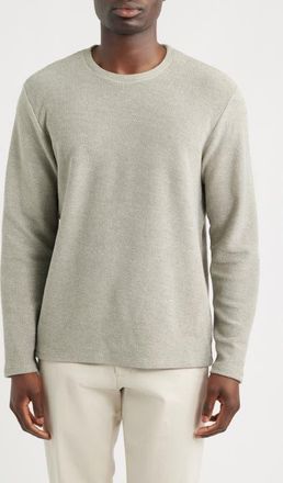 Vince Loop Face Cotton Blend French Terry Crewneck Pullover in Sage at Nordstrom, Size Xx-Large