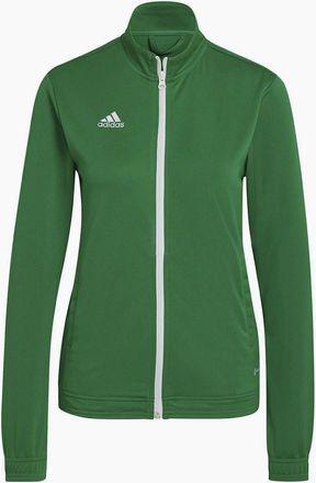 adidas Womens Entrada 22 Long Sleeve Track Top Full Tracksuit - Green - Size: 16 xl