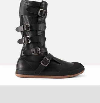 Vivienne Westwood Animal Pirate Boot Washed/veget Tanned Black 7-41 Men