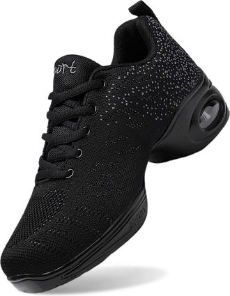 Generic Womens Fashion Cusual Sneakers Air Cushion Athletic Orthopedic Shoes for Women Lightweight Comfortable Wedge Breathable Running Sparkly Wide Fit Train