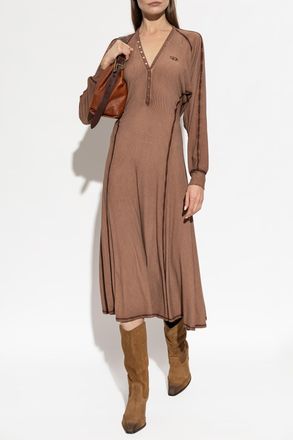 Diesel Dress D-ISERINA, Womens, Brown