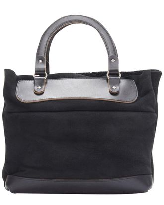 Marni Shearling Lined Top Handle Crossbody Tote Bag (Authentic Pre-Loved)