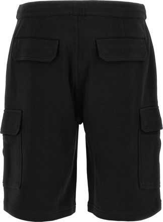Brunello Cucinelli Mens Black Cotton Bermuda Shorts