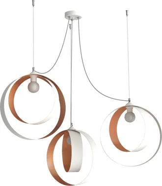 Lumicom Lumicom - Shell L&aacute;mpara De Techo 3 Luces Hoja