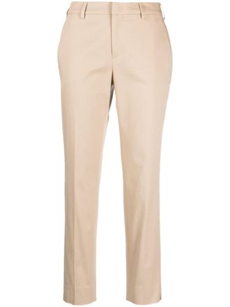 Pantaloni Torino straight-leg stretch-cotton trousers - Neutrals