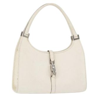 Gucci Pre-owned Shoulder Bags, female, White, Size: ONE SIZE Pre-owned Vintage Shoulder Bag