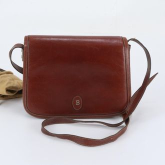 Bally Leather Crossbody Bag Handbag Shoulder Bag Tote Bag (Pre-Owned)