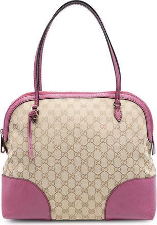 Gucci Pre-owned Gucci Medium GG Canvas Bree Dome Tote 323673 200047